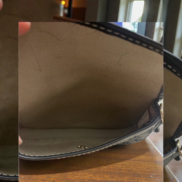 Dooney & Bourke Signature Logo Monogram 6”x4” Pouch Cosmetic Bag Change Purse - Picture 2 of 3